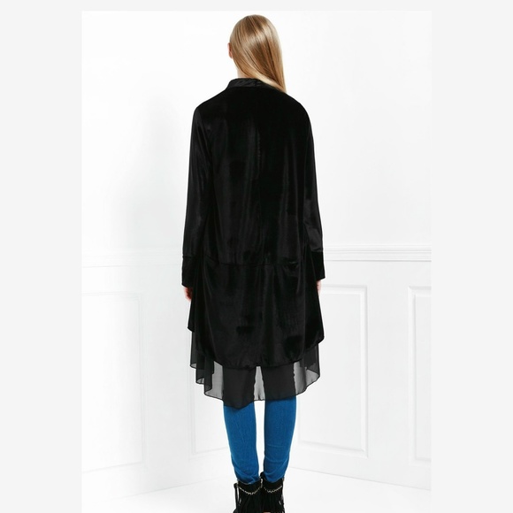 Velvet Cape Cardigan - Picture 5 of 7